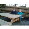 Douglas Fir Traditional Children's Picnic Bench - 4